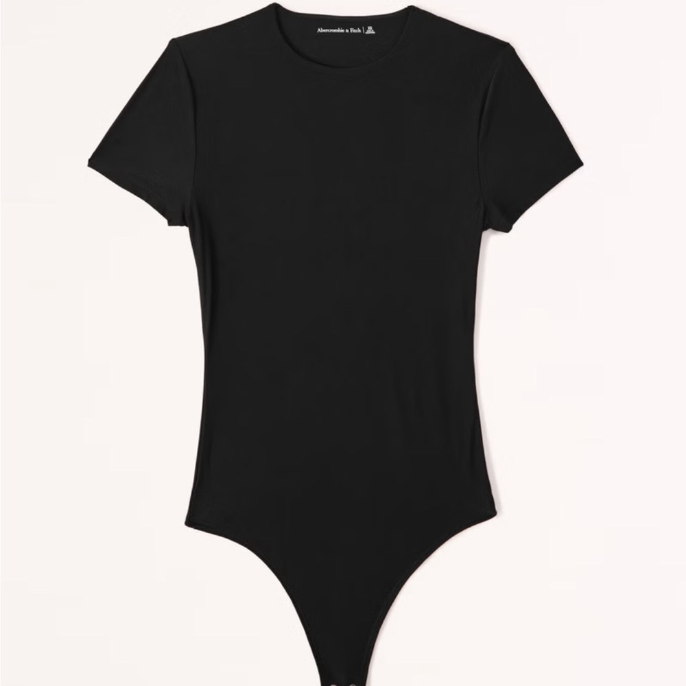 Abercrombie & Fitch Soft Matte Seamless Tee Bodysuit Top